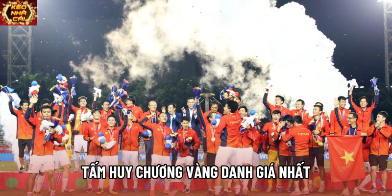 Tấm huy chương vàng danh giá nhất Tấm huy chương vàng danh giá nhất